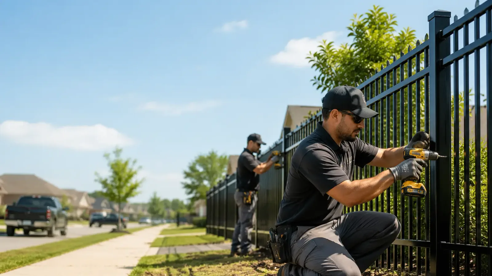 Metal Fence Installation in Nada, TX
